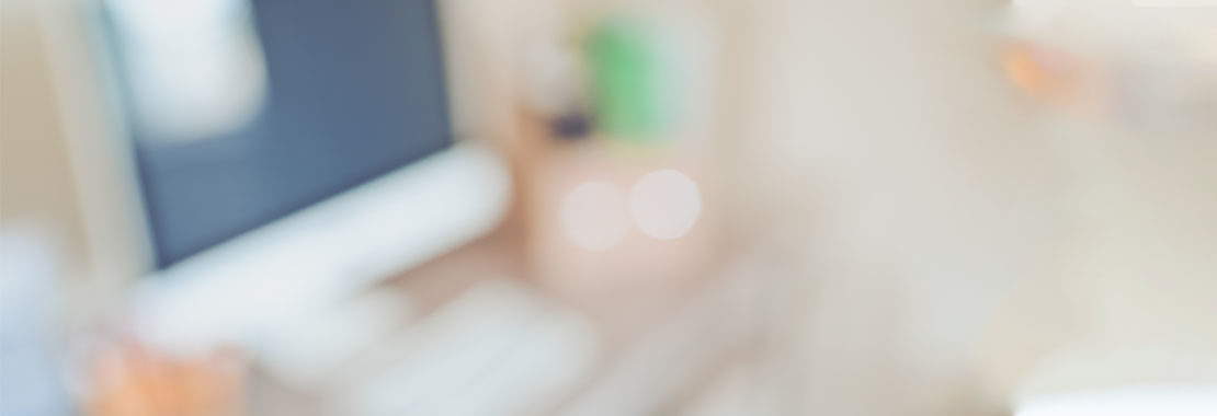 Blurry image of a computer