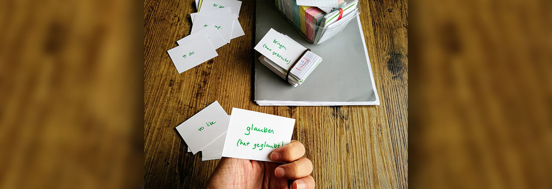 Image of some flash cards