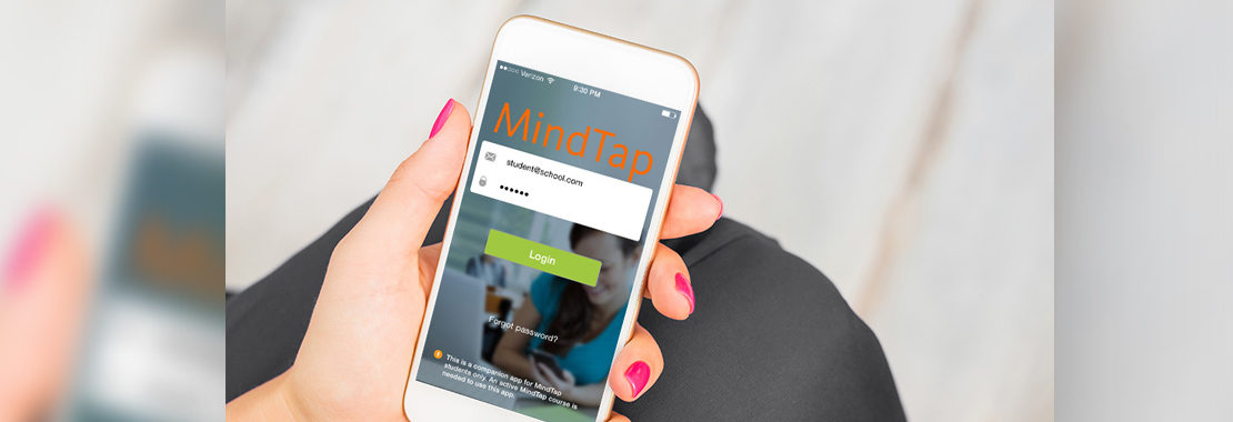 Image of the MindTap mobile app