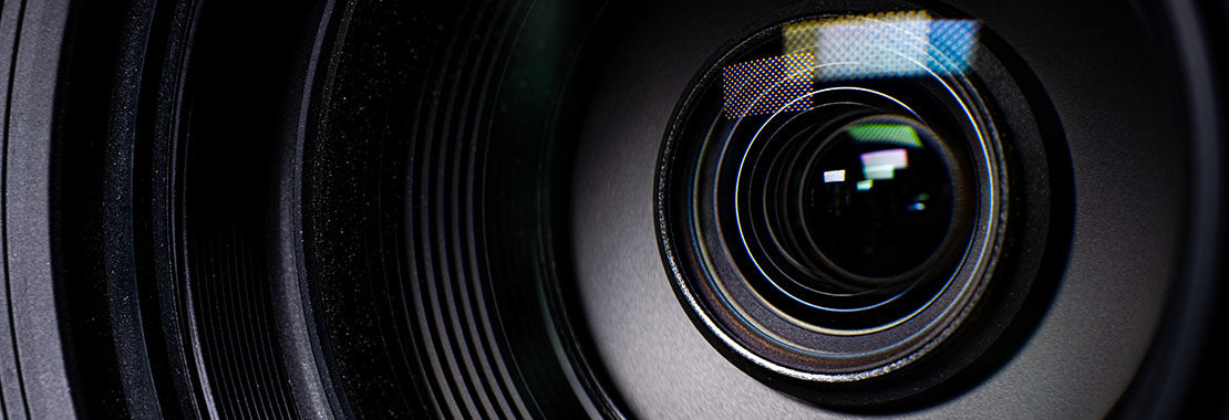closeup of lens