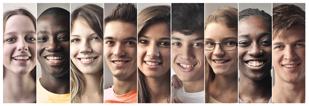 Banner image of several portraits of peoples' faces