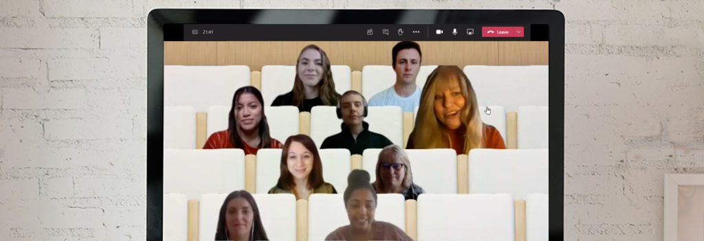 Screenshot of Microsoft teams meeting
