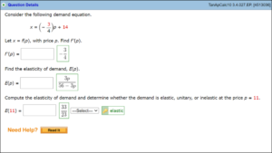 WebAssign Expanded Problems