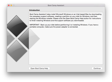 OS - BootCamp Instructions - Windows Partition for Intel-based