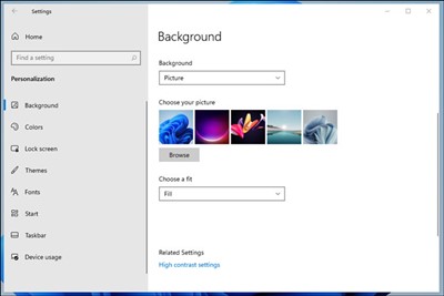 image of new wallpapers in Windows 11