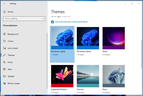 image of new themes