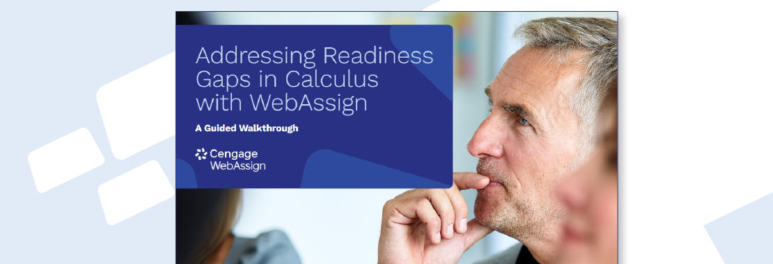 "Addressing Readiness Gaps in Calculus with WebAssign" eBook cover