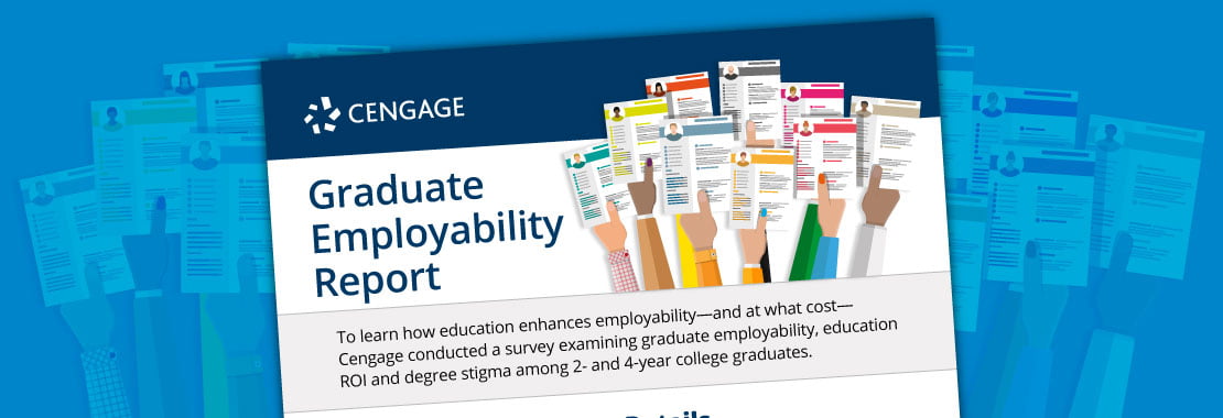 Screenshot of the Graduate Employability Report Infographic