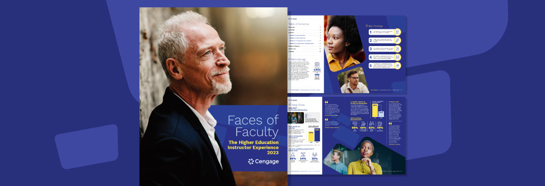 Cover and pages of Faces of Faculty Report