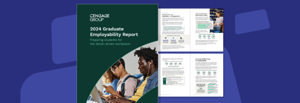 Contents of the Cengage Group 2024 Graduate Employability Report