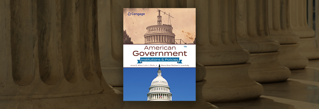 Textbook image "American Government: Institutions & Policies."