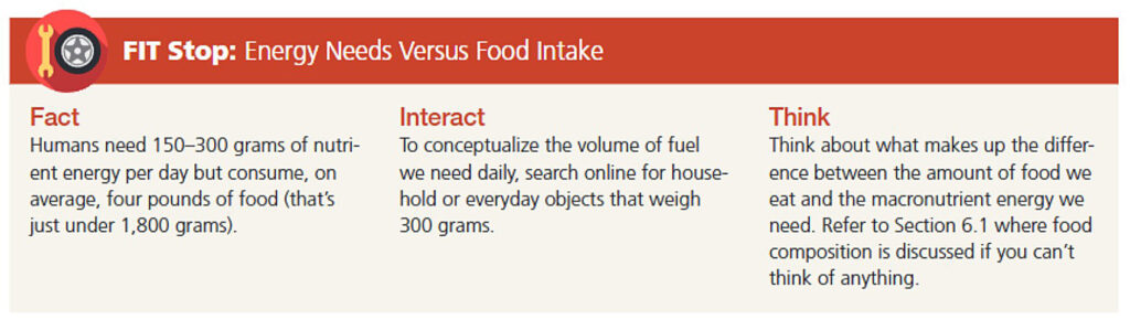 Fit Stop feature in "Principles and Labs for Fitness and Wellness"
